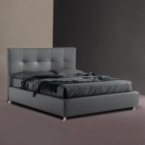 Υφασμάτινο Κρεβάτι Ύπνου Areti_Grey