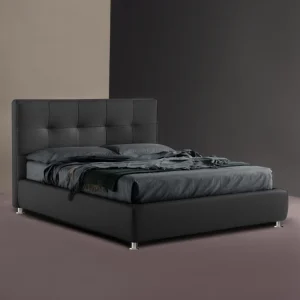 Υφασμάτινο Κρεβάτι Ύπνου Areti_Dark Grey