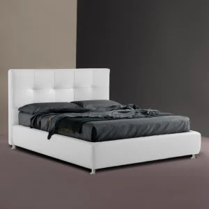 Υφασμάτινο Κρεβάτι Ύπνου Areti_white