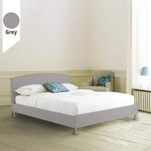 Υφασμάτινο Κρεβάτι Agni Grey ypnos.gr
