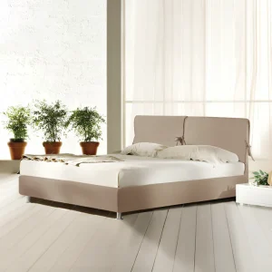 Υφασμάτινο Κρεβάτι Irida Beige MAIN ypnos.gr