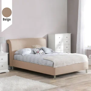 Υφασμάτινο Κρεβάτι Loli Beige ypnos.gr