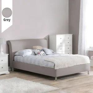 Υφασμάτινο Κρεβάτι Loli Grey ypnos.gr