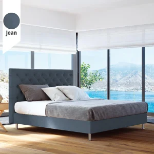Υφασμάτινο Κρεβάτι Silvi Jean