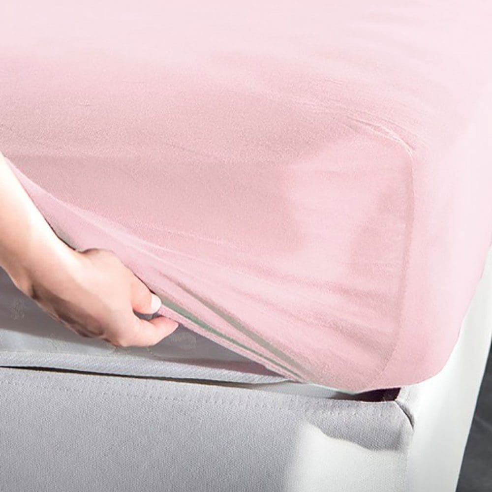 Σεντόνι Μακό Κούνιας Με Λάστιχο (70x140) La Luna Jersey Pink