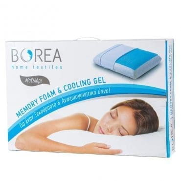 Borea Μαξιλάρι Memory Foam & Cooling Gel Μαλακό (40x60)