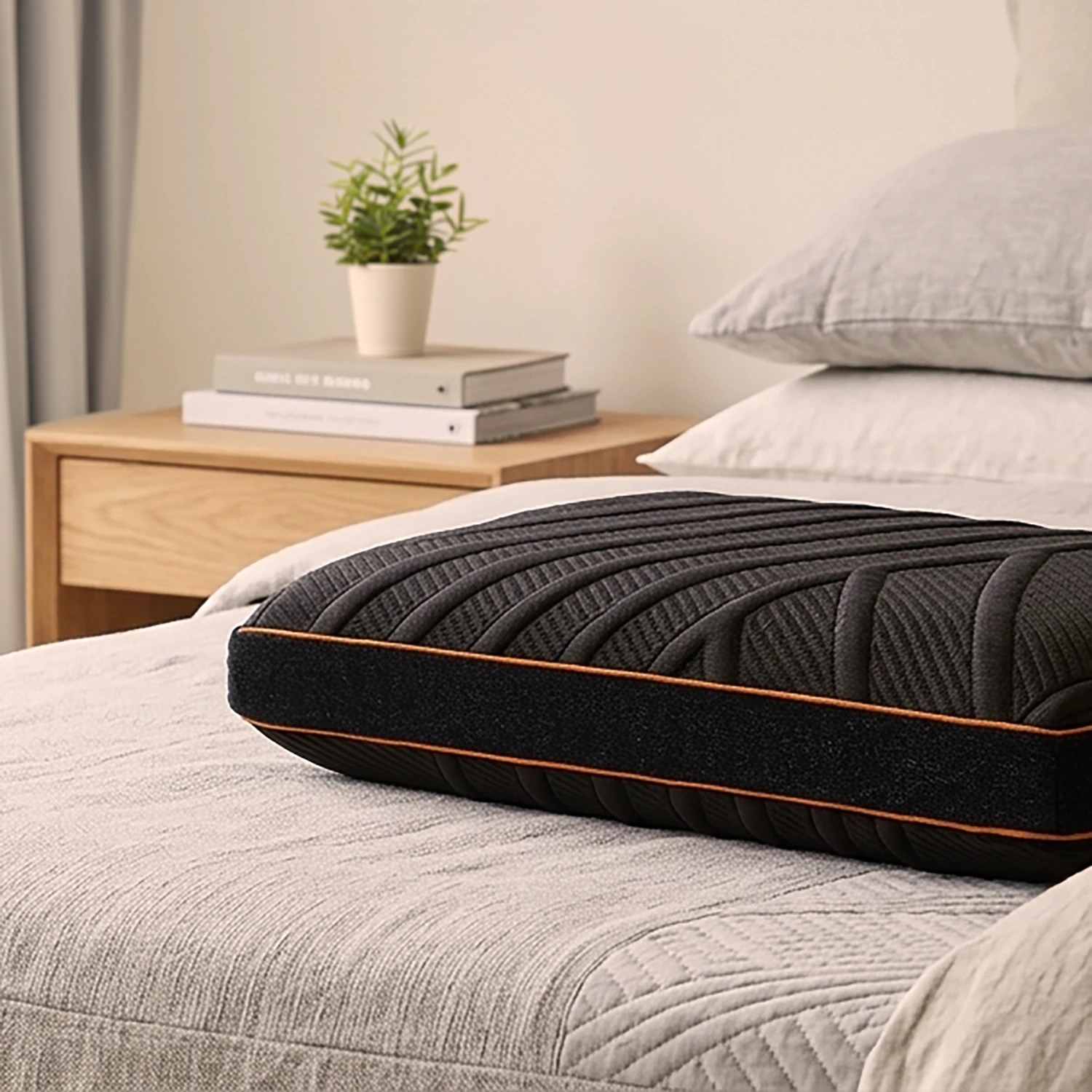 Μαξιλάρι ύπνου Cool Performance Memory Foam με Κάρβουνο 4