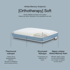 Μαξιλάρι Airfeel Memory Anatomic Orthotherapy Soft μαλακή σκληρότητας slide 1