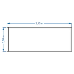 Alternative view of Τριθέσιος καναπές κρεβάτι Fold 80x215